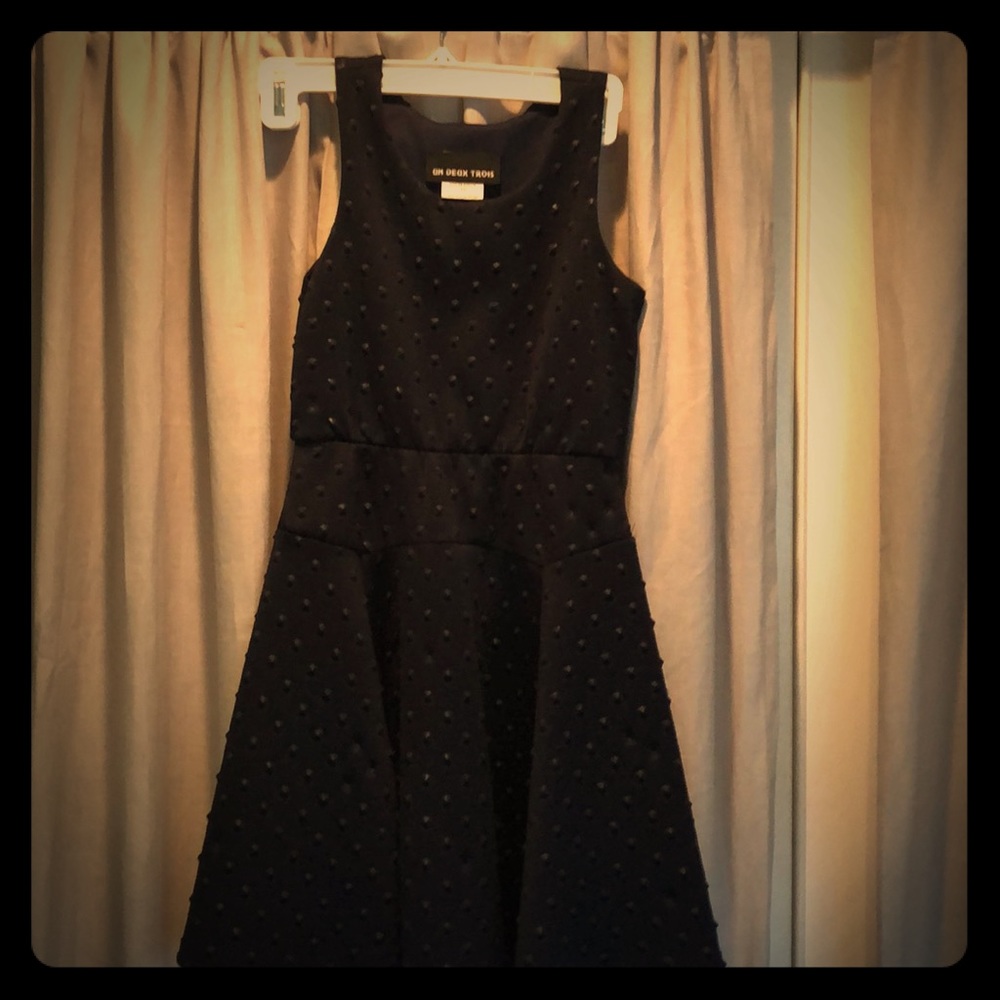 Formal girls dress dark navy